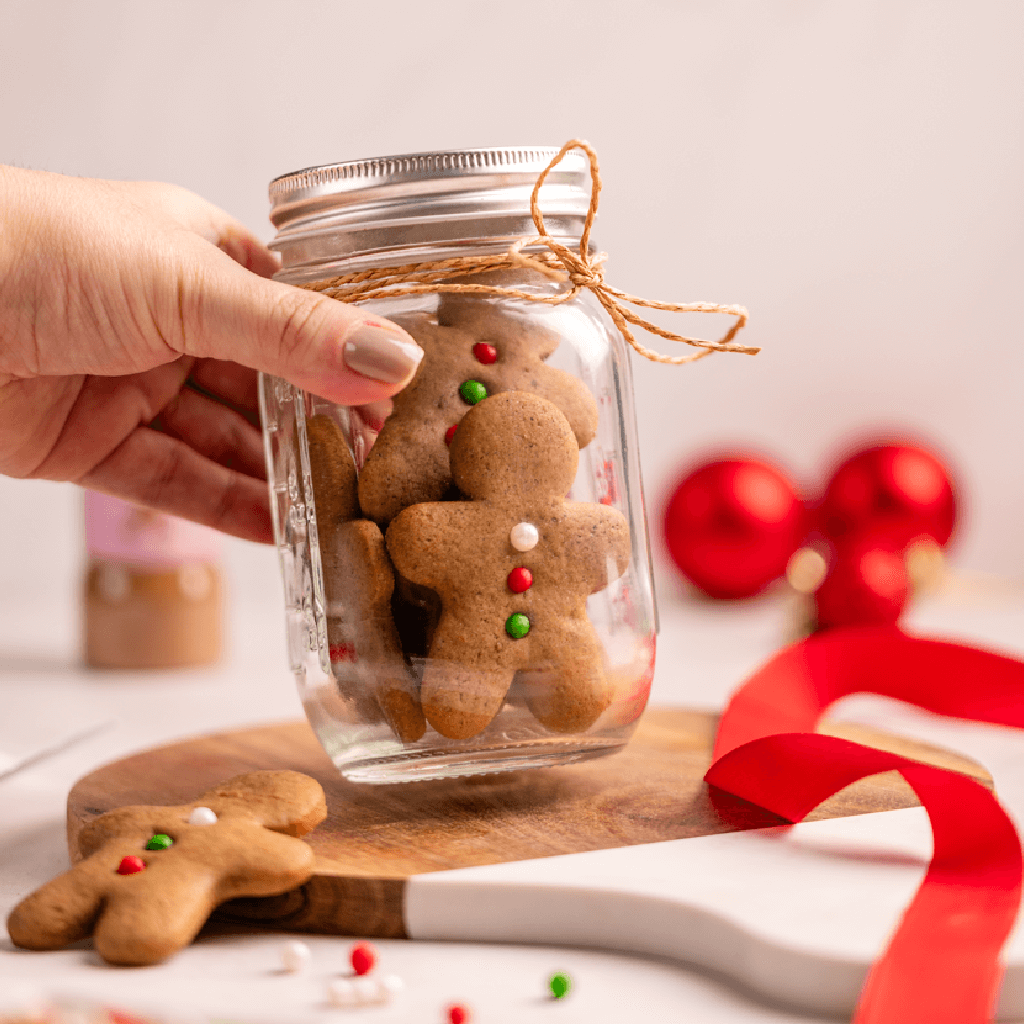 Biscoitos Gingerbread prontos